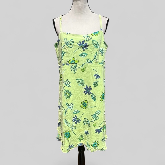 fresh produce Dresses & Skirts - Fresh Produce green floral sleeveless sun dress